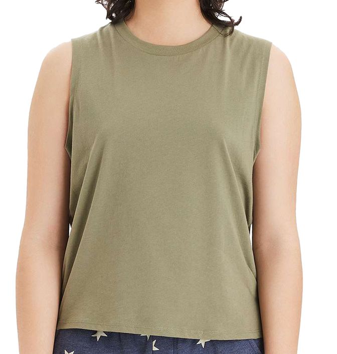 Alternative Women's Jersey Go-To Crop Muscle Tank