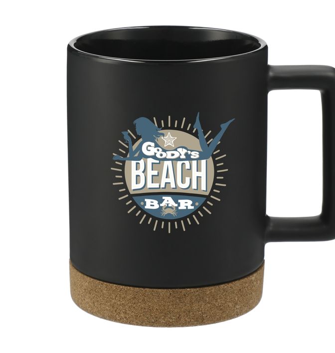 Bates 15oz Ceramic Mug w/ Cork Base