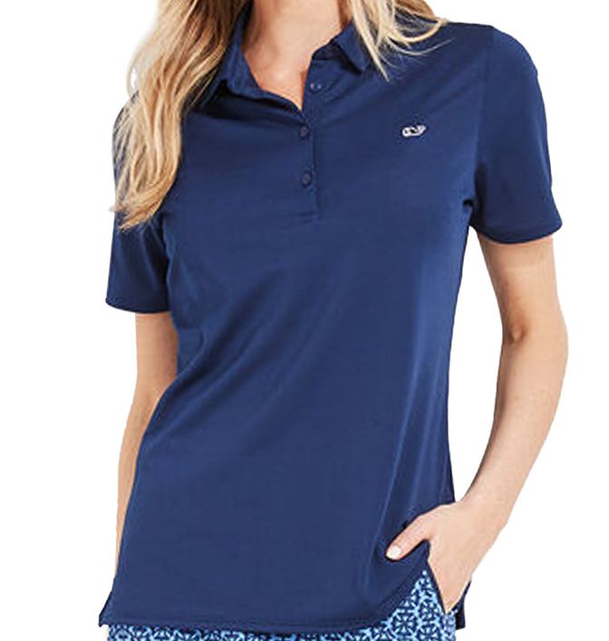 Vineyard Vines Women's Solid Pique Polo