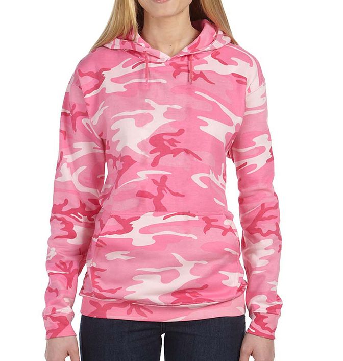 Code V Poly-Cotton Camo Hoodie