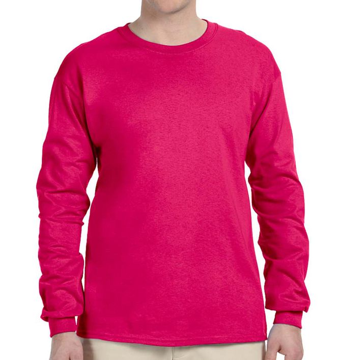 Fruit of the Loom Cotton Long Sleeve T-Shirt