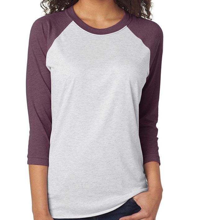 Next Level Apparel Tri-Blend Raglan Sleeve T-shirt