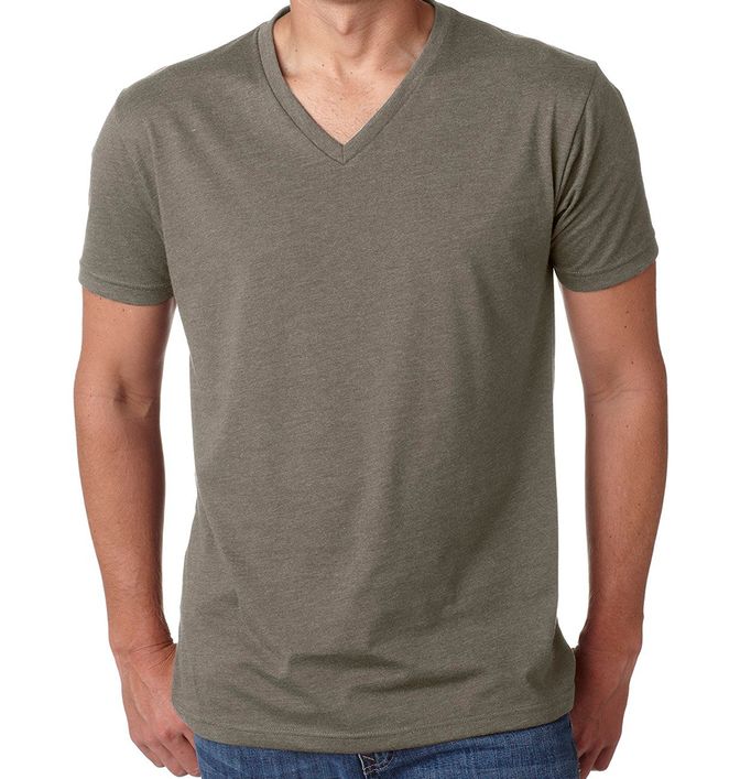 Next Level Cotton Blend V-Neck T-Shirt