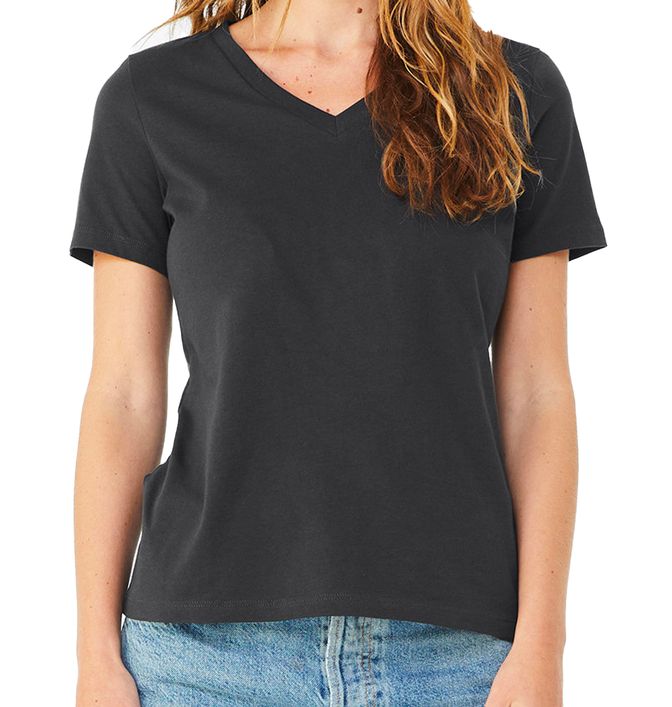 Bella + Canvas Women's Relaxed Fit V-Neck T-Shirt