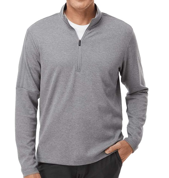 Adidas 3-Stripes Quarter-Zip Sweater