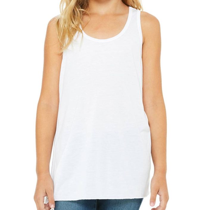 Bella + Canvas Youth Flowy Racerback Tank