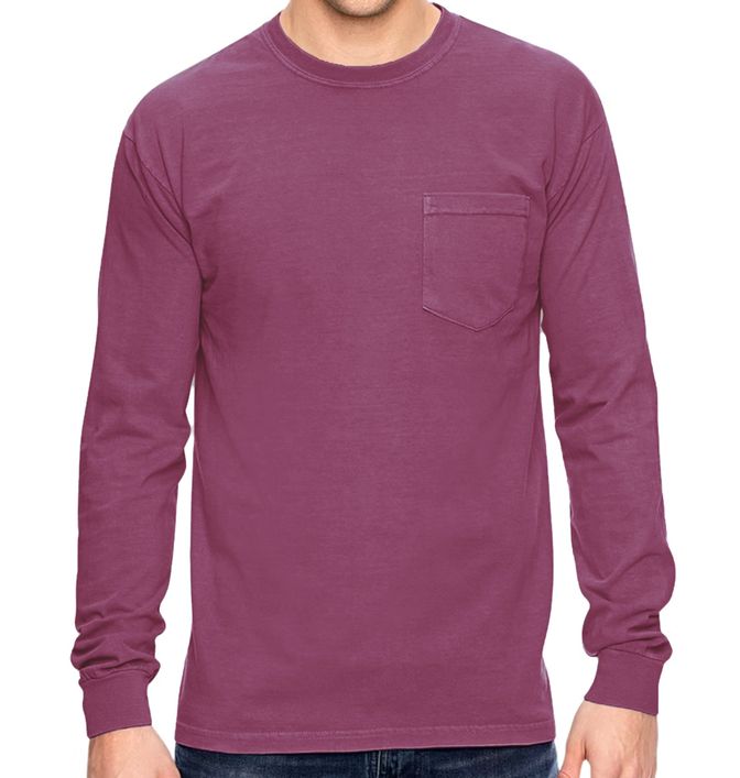 Comfort Colors Heavyweight Long-Sleeve Pocket T-Shirt
