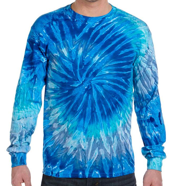 100% Cotton Long Sleeve Tie-Dye Shirt