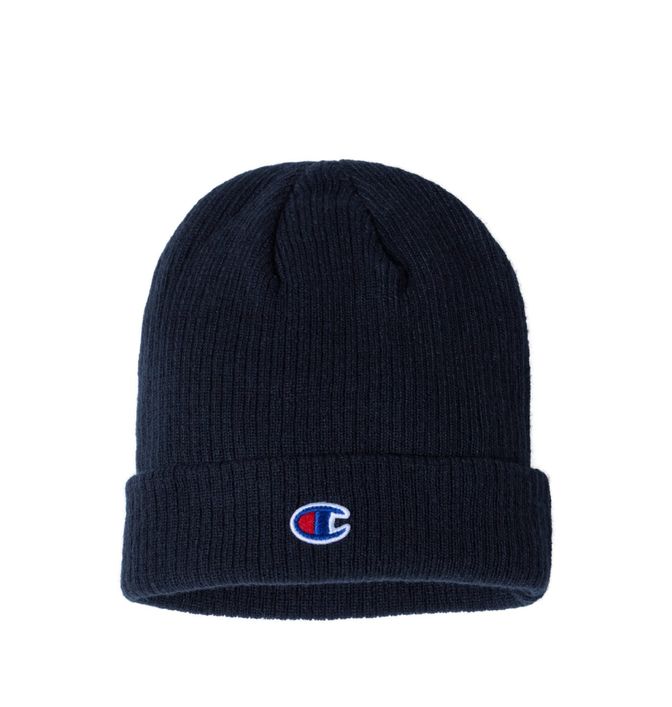 Champion Ribbed Knit Cuffed Beanie