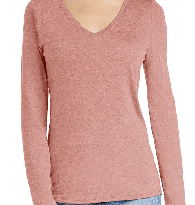 District Women’s Perfect Tri Long Sleeve V-Neck Tee