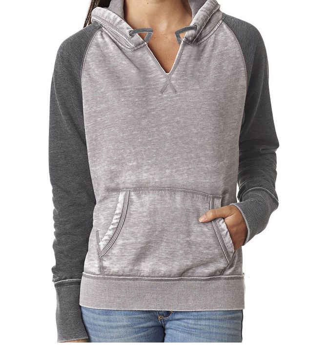 J America Women's Zen Contrast Hoodie