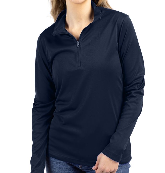 Clique by Cutter & Buck Spin Eco Performance Half-Zip Women's Pullover
