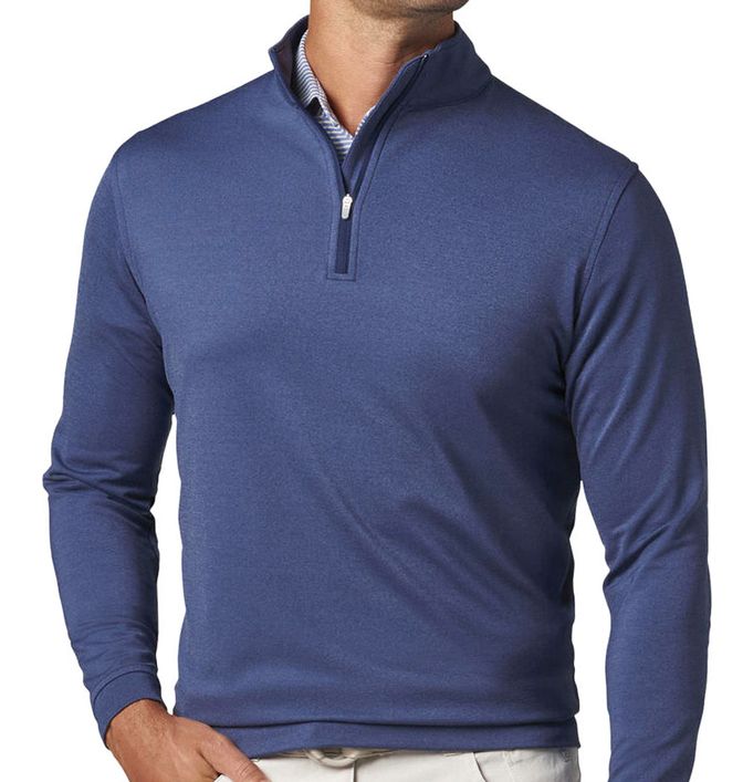 Peter Millar Perth Performance Melange Quarter-Zip