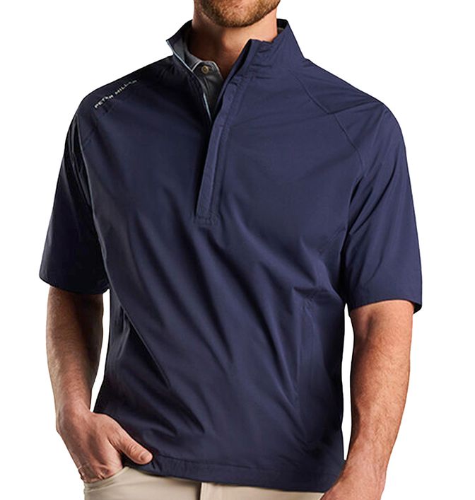Peter Millar Shield Short-Sleeve Rain Shell