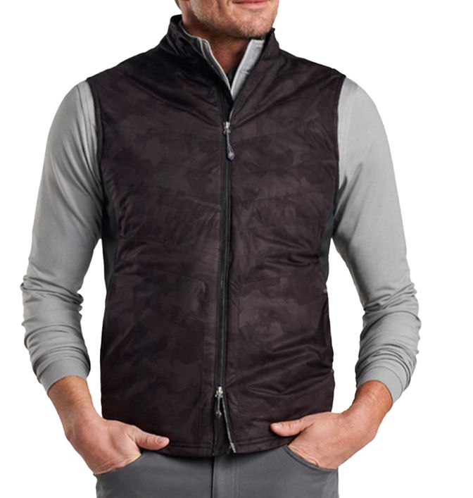 Peter Millar Fuse Elite Camo Print Hybrid Vest