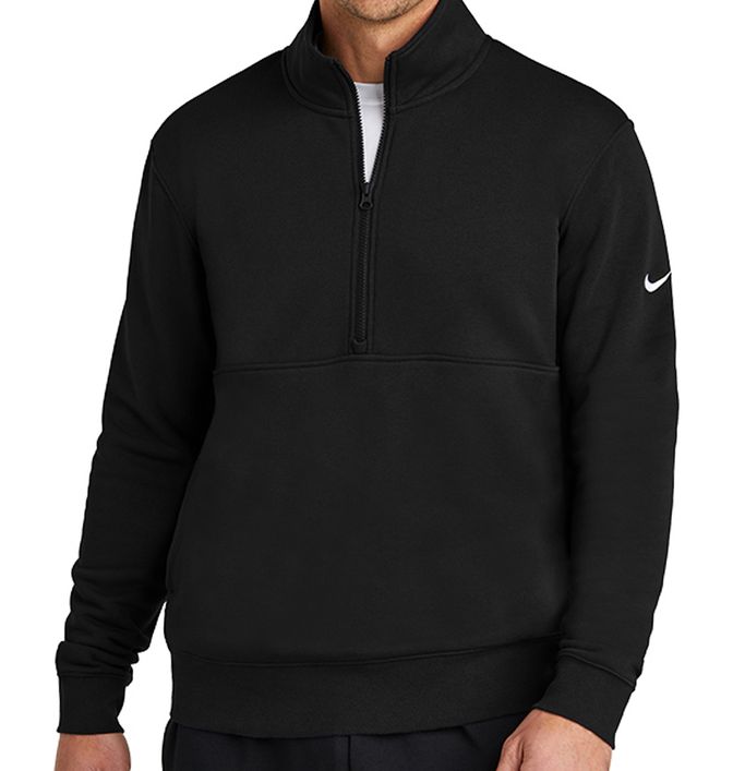 Nike Club Fleece Sleeve Swoosh Half-Zip