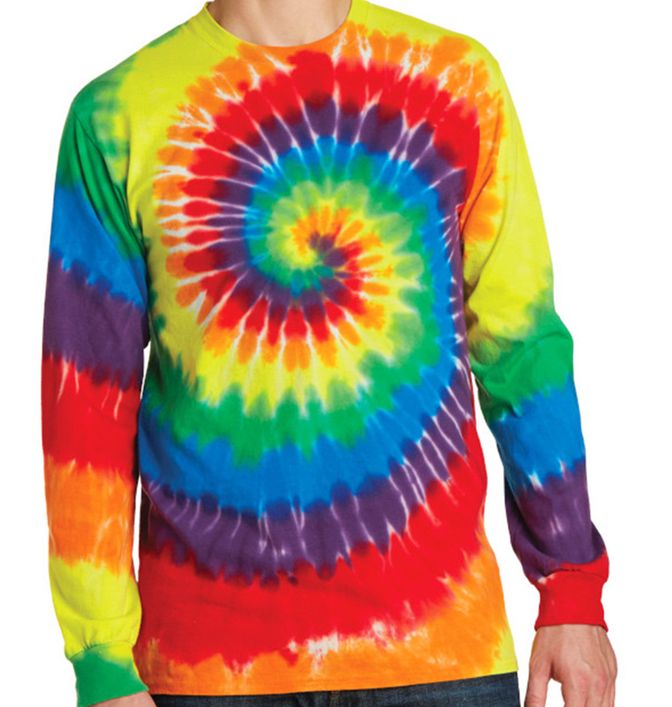 Port & Company Tie-Dye Long Sleeve Tee