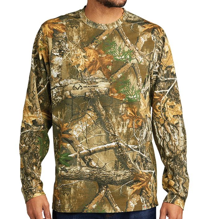 Russell Outdoors Realtree Long Sleeve Pocket Tee