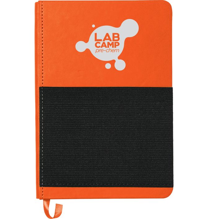 5" x 7" Elastic Phone Pocket Notebook