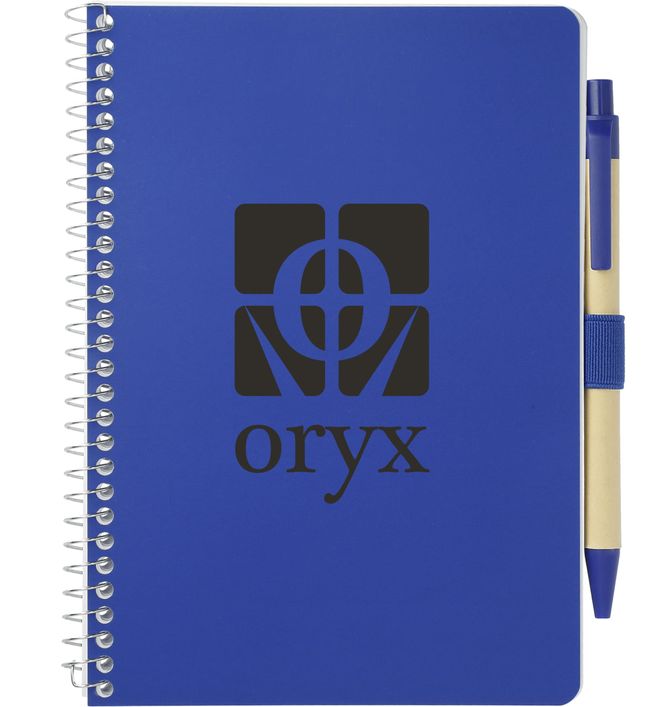 5” x 7” FSC® Mix Spiral Notebook with Pen