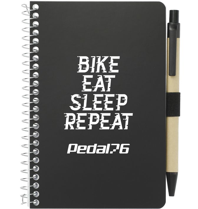 4" x 6" FSC® Mix Pocket Spiral Notebook with Pen