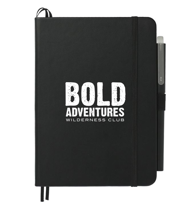 5" x 7" Bulleting Bound Notebook w Pen