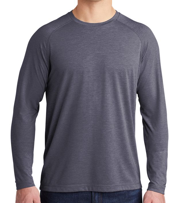 Sport-Tek PosiCharge Long Sleeve Tri-Blend Wicking Raglan Tee