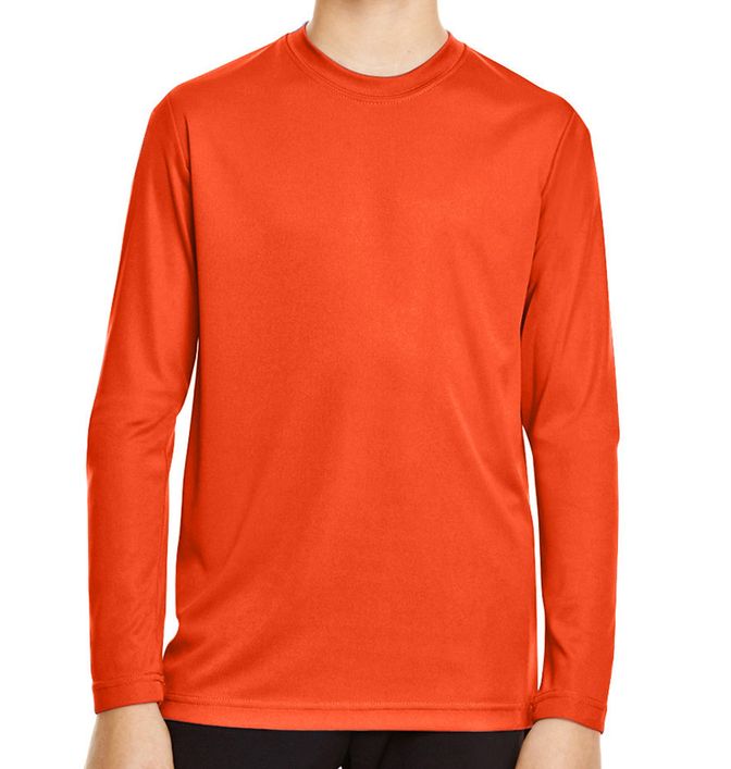 Team 365 Kids Zone Performance Long Sleeve Shirt