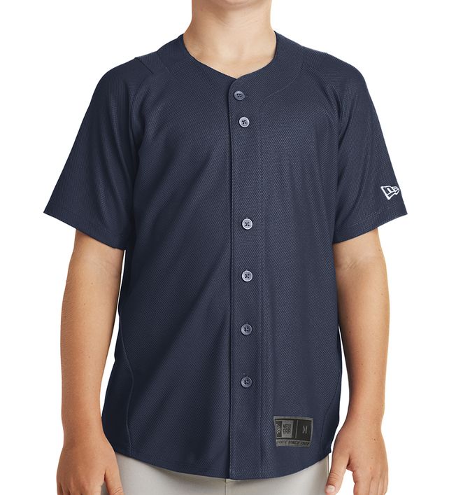 New Era Youth Diamond Era Full-Button Jersey