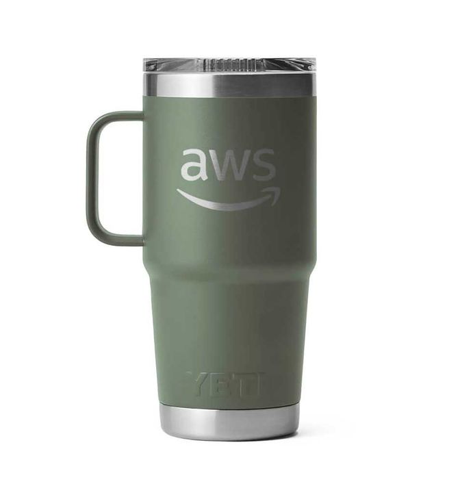 YETI Rambler 20oz Travel Mug with Stronghold Lid